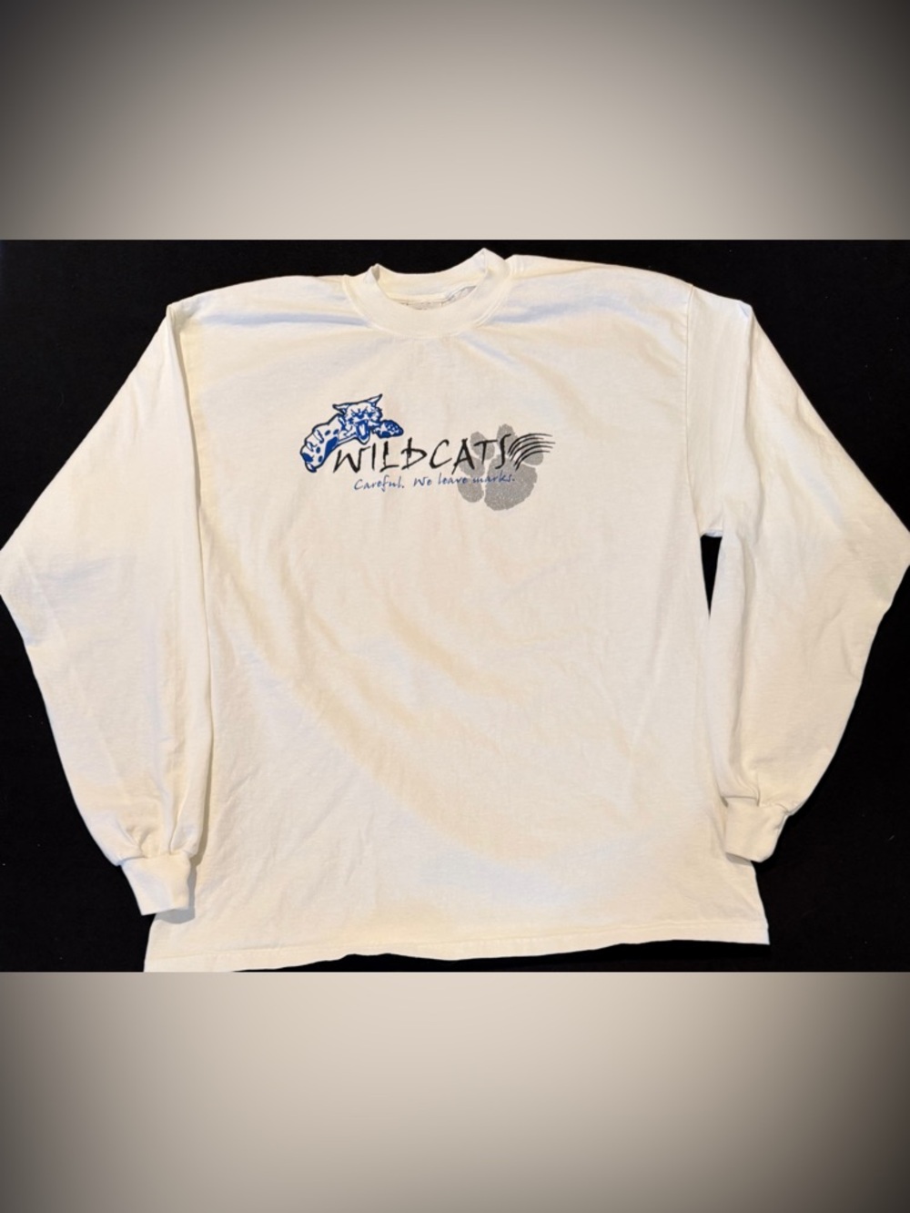 Kentucky Wildcats Long Sleeve T-shirt Old Logo Mens XL